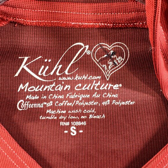 Kuhl Top Women's Small Coral Hooded Long Sleeve Coffeena Blend - Picture 3 of 7